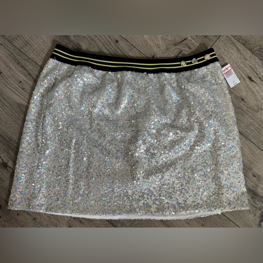 Star Wars Glittering Silver Mini Skirt
